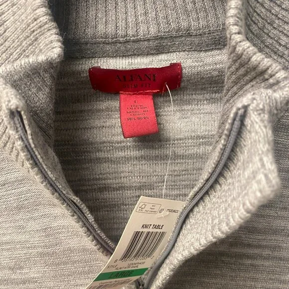 NWT - Alfani Slim Fit Men's Pullover Sweater - Sz M - Picture 2 of 3